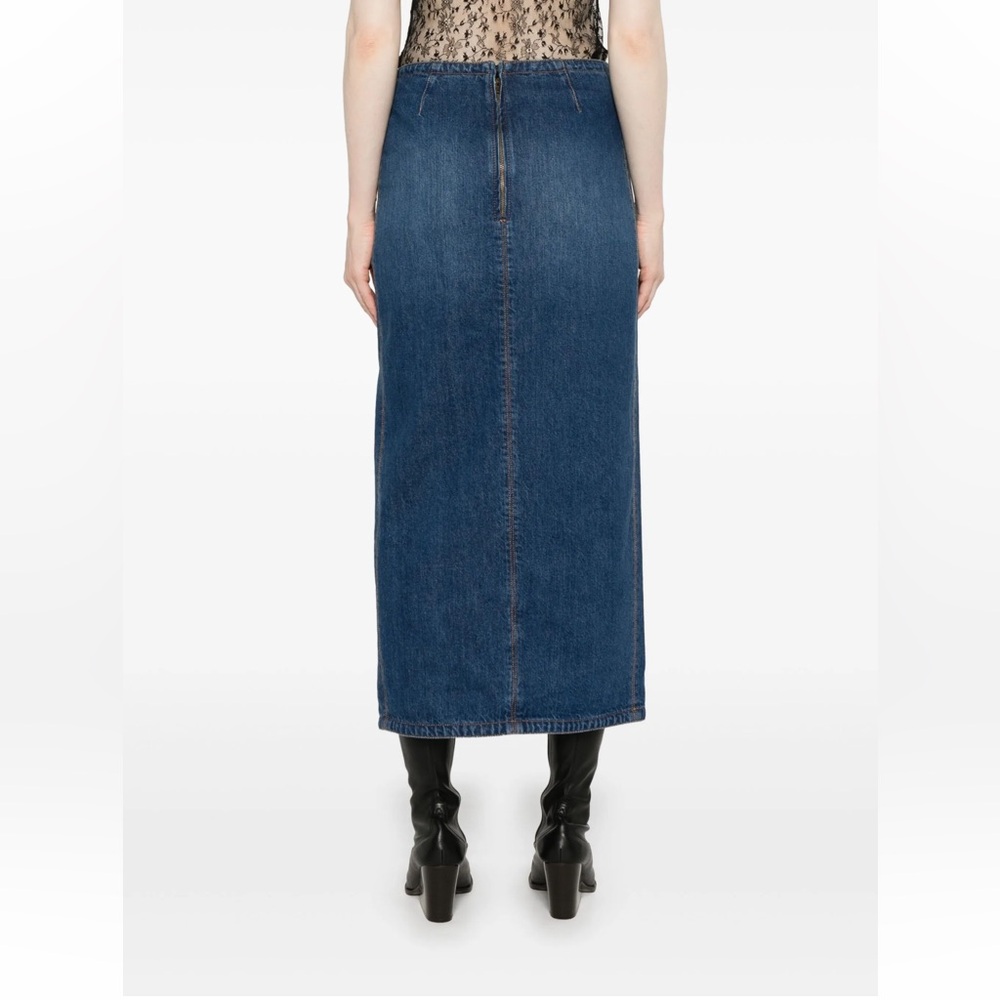 Chloe Denim Midi Skirt Night blue - Picture 5 of 13